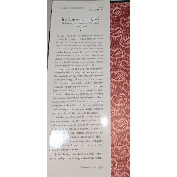 The American Quilt Book By Roderick Kiracofe Mary Elizabeth Johnson Hardcover - Picture 5 of 9